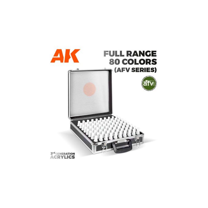 BRIEFCASE 80 COLORS ACYLICS 3 GEN - AFV SERIES BRIEFCASE 80 COLORS ACYLICS 3 GEN - AFV SERIES