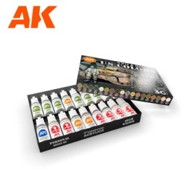 WWII & MODERN US COLORS - SIGNATURE SET BY ADAM WILDER