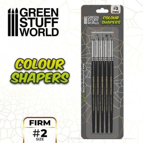 Pinceau Silicone - Colour Shapers TAILLE 2 - NOIR FERME