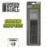 Pinceau Silicone - Colour Shapers TAILLE 2 - NOIR FERME