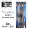 10x Outils de Sculpture