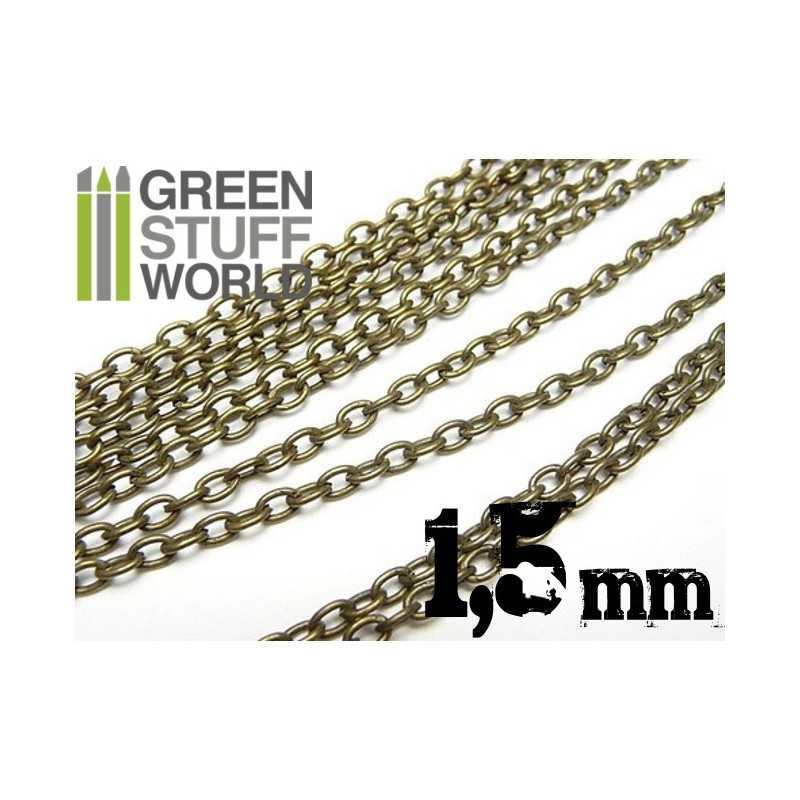 Chaine de Modelisme 1.5 mm - 1 mètre complète Chaine de Modelisme 1.5 mm - 1 mètre complète