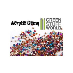 Micro Gemmes Acryliques - 1mm à 2.5mm
