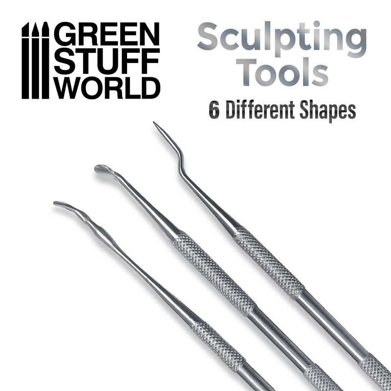 3x outils de sculpture 3x outils de sculpture