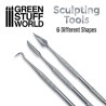 3x outils de sculpture