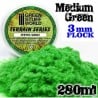 Herbe Statique 3 mm - Vert Moyen - 280ml