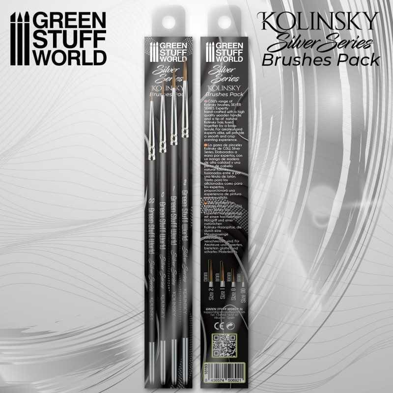 SILVER SERIES Set de Pinceaux Kolinsky SILVER SERIES Set de Pinceaux Kolinsky