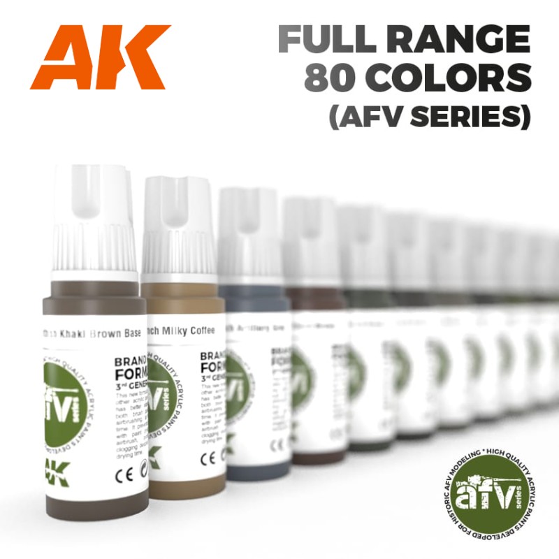 3G RANGE AFV 80 new colours 3G RANGE AFV 80 new colours