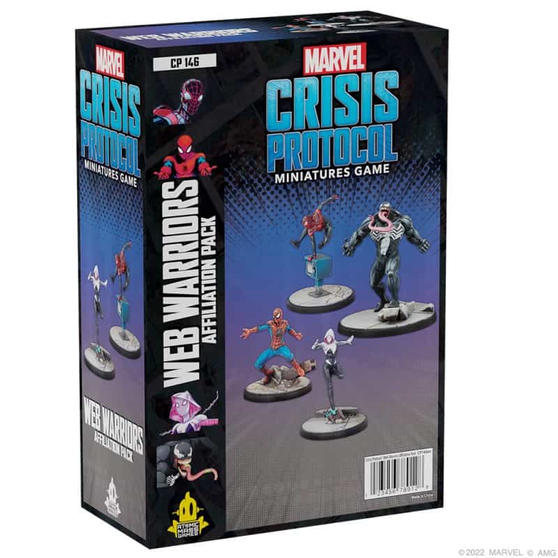 Web Warriors Affiliation Pack: Marvel Crisis Protocol Web Warriors Affiliation Pack: Marvel Crisis Protocol